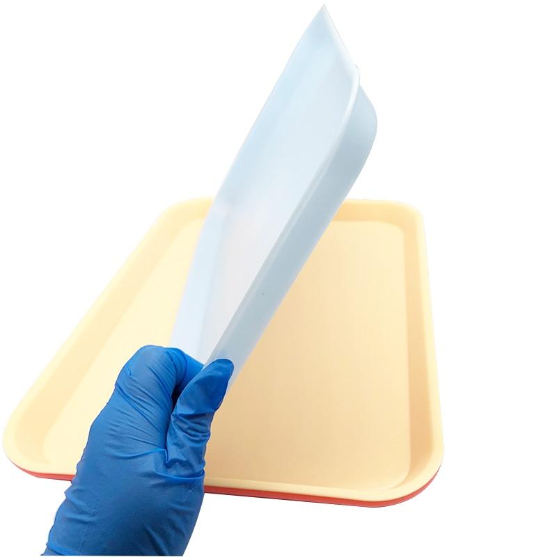 1 Piece 340mm*240mm Dental Tools Materials Plain Plastic Trays Flat Instrument Tray Autoclave Dentistry Supplies Dentist Use