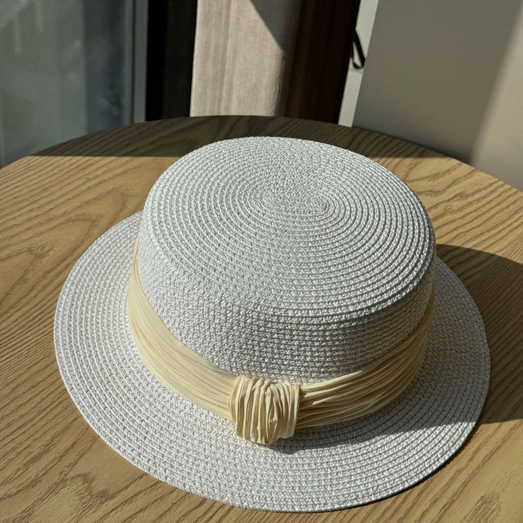 Summer Straw Hat Retro Top Hat Ladies Shade Beach Hat Jazz Hat