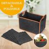 Felt Wine Storage Bag Handbag Reusable Champagne Bottle Beverage Storage Box Basket Outdoor Camping Supplies Strawberry Zester