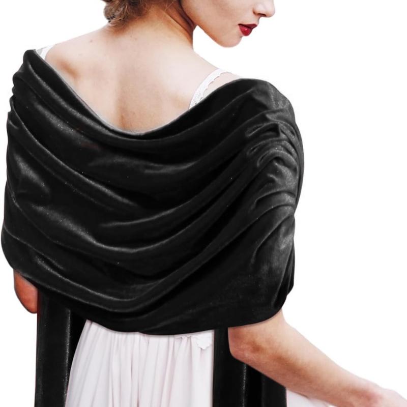 Elegant Retros Shawl Evening Dress Outerwear Shawl Fashion Women Ethnic Shawl for Various Occasion