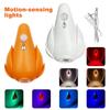 USB Rechargeab Smart Motion Sensor Night Light Human Body Detection 7Color Toilet Bowl Light Ambient Lighting Energy Saving