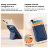 Universal Mobile Phone Stand Pu Leather Magnetic Wallet Case For Magsafe Magnetic Card Holder Pocket Cover With Bracket Card Bag