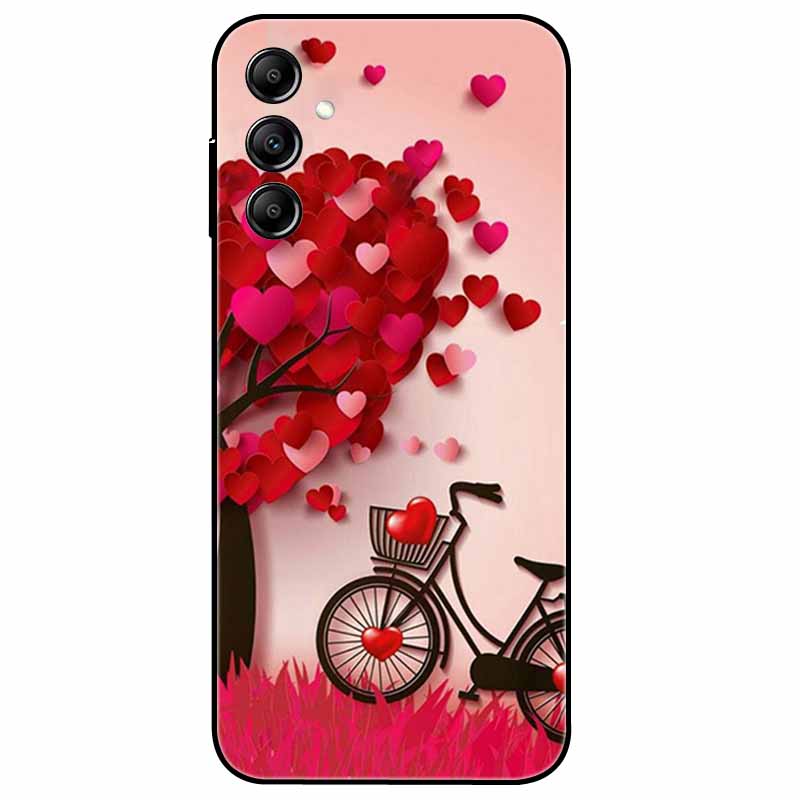 Silicone Phone Case For Samsung Galaxy A54 5G A34 A14 A24 Cover TPU Protective Soft Cat Para Funda for SAMSUNG A54 A 54 Fashion