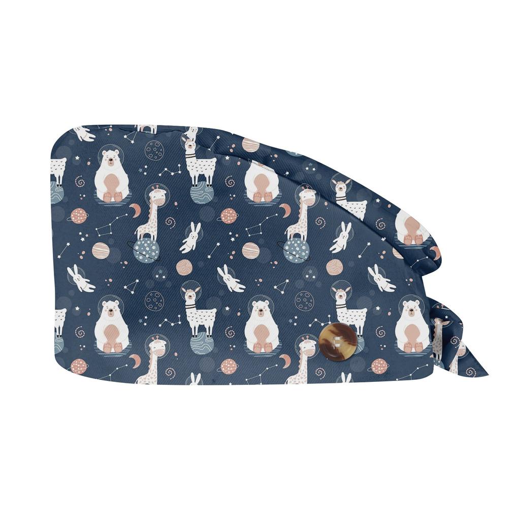 Fashion Animal Print Work Hat Casual Wash Hat Bag Cap