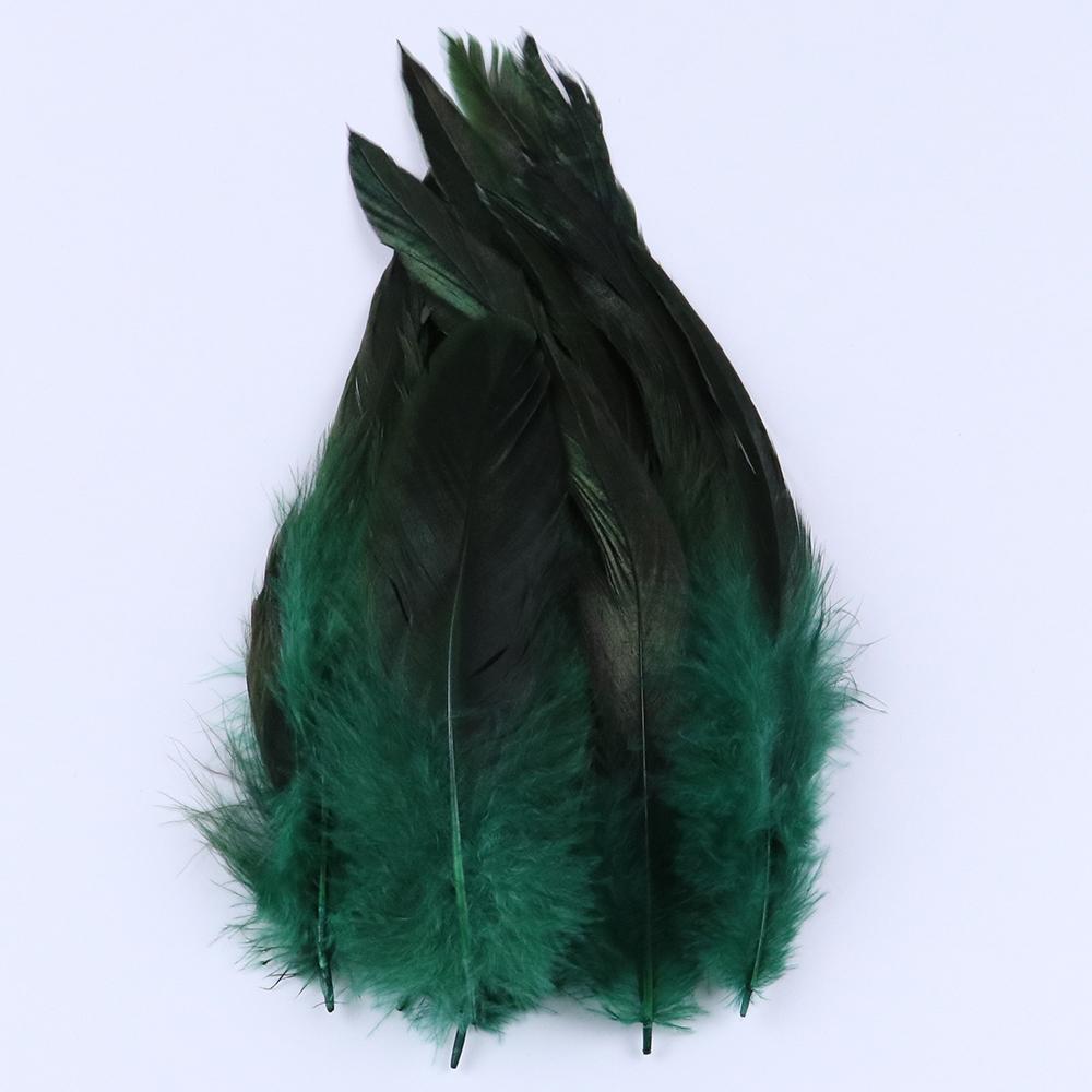 50Pcs/Lot Natural Color Rooster Feathers 6-8 Inch/15-20 CM Pheasant Chicken Feather for Crafts Jewelry Earring Making Plumes