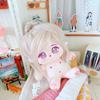 20cm Kawaii Plush Cotton Doll Idol Stuffed Super Star Figure Dolls No Attribute Curly Hair Crying Doll Can Change Clothes Gift