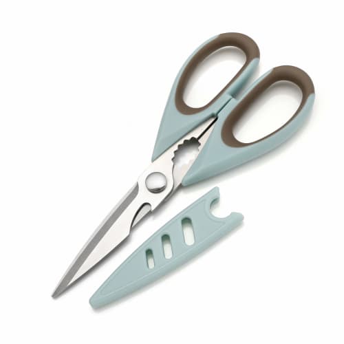 ODMILY Left-Handed Kitchen Scissors, Multipurpose Scissors for Women, Sikkos Utility Accessories, General Purpose, Sharp, Food, Seafood, Smart Cutter,