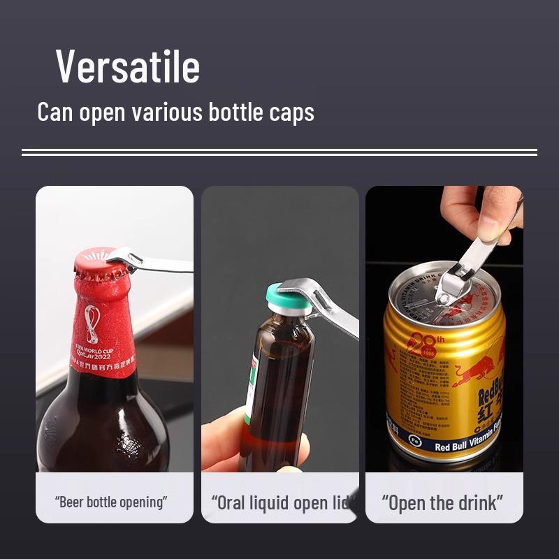 Multifunkční přenosný otvírák na léky a pivo (Perorální tekutina, Penicilin, Hliníkový uzávěr)