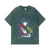 275 GSM Washed T-shirts 100% Cotton Demon Slayer V47 Tomioka Print Unisex Heavy Cotton T Shirt