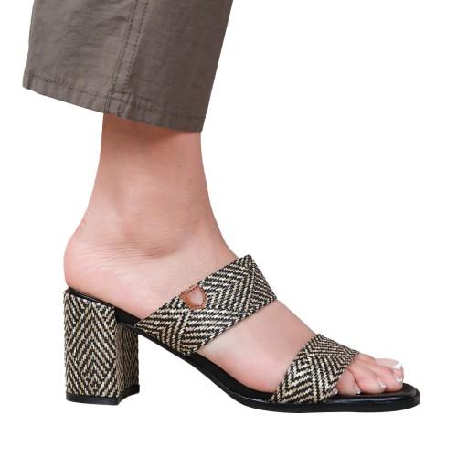 Where's That From Slayed Riemchen-High-Heels mit extrabreitem Plateau für Damen/Damen