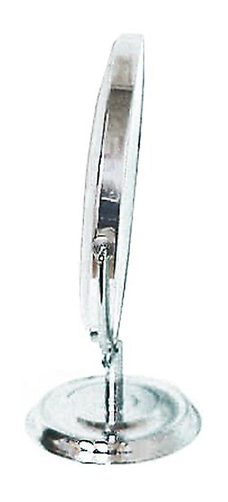 Merry Zrcadlo Stolní zrcadlo Kulaté Zvětšovací sklo 2x Stříbrné 198 x 173 x Zrcadlo Oboustranné Cca. č. 5860 Tělo 87 mm, Povrch 145 mm