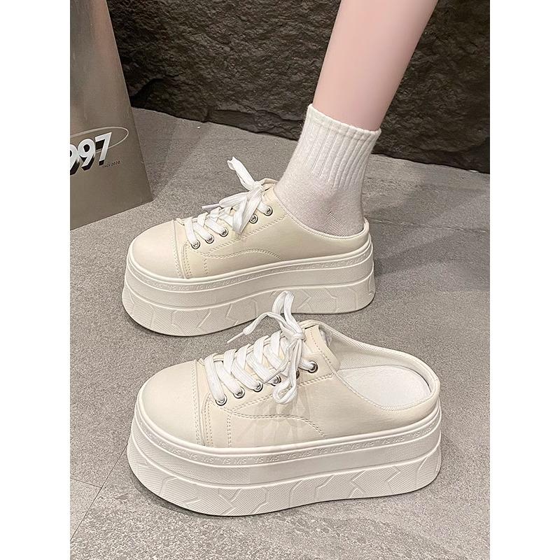 8CM Patent Microfiber Leather Synthetic Platform Wedge Breathable Pumps Summer Chunky Heels Mary Jane Slippers Shoes