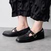 Black 235 HIMIMO/Himiko/Square T-Strap Shoes/641303