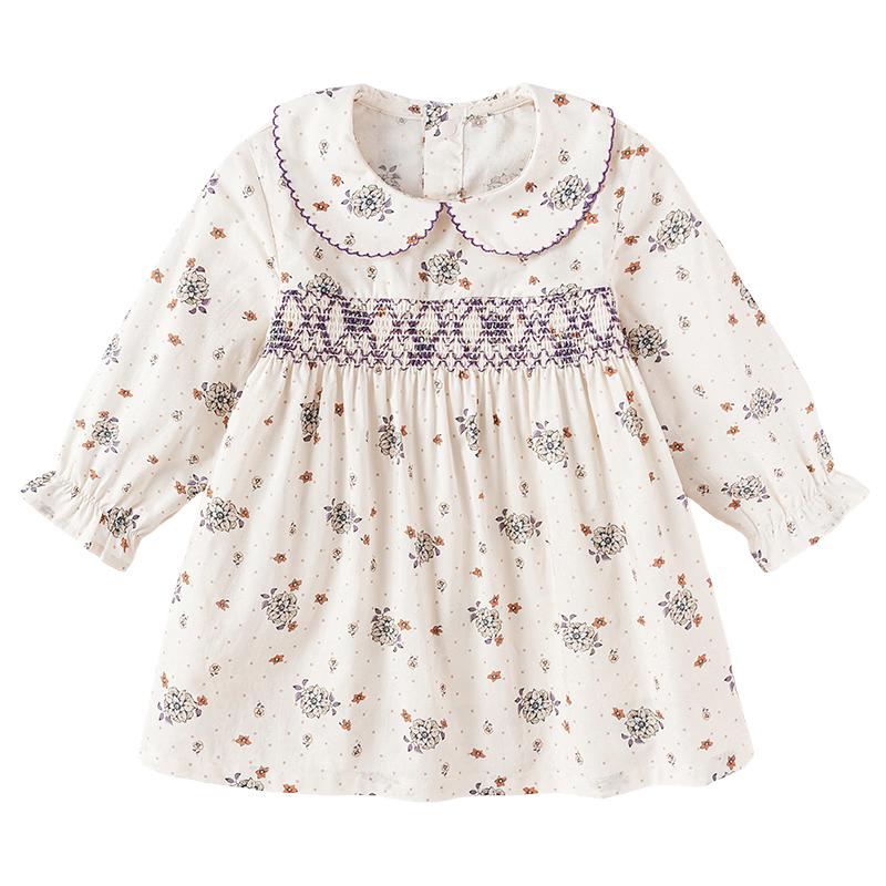 Babylove Floral Cotton Princess Dress for Girls 80