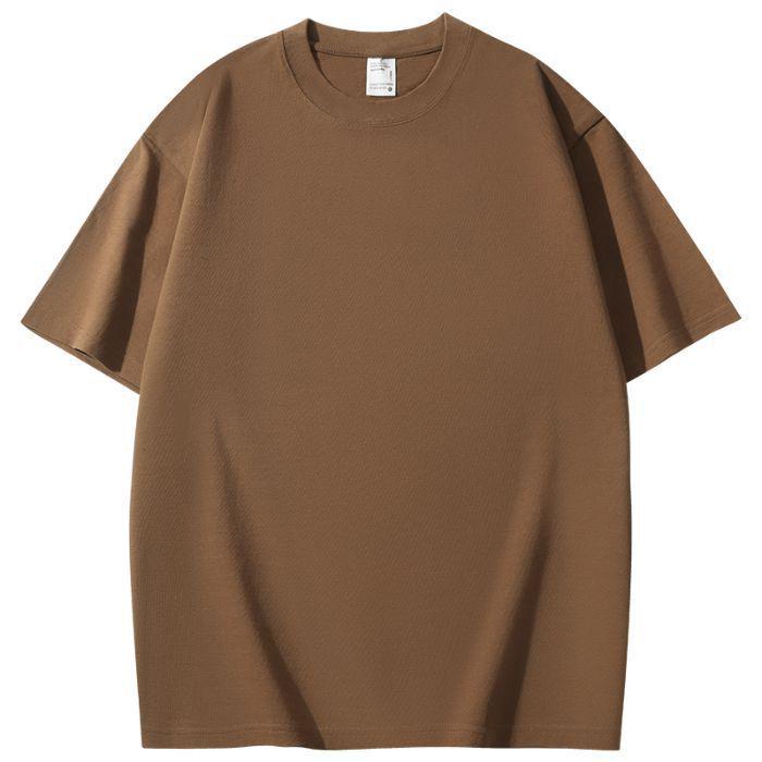 Pure Cotton Regular Shoulder T-shirt with Yifeng Logo - Hebei Plain 220g Advertising Work Shirt