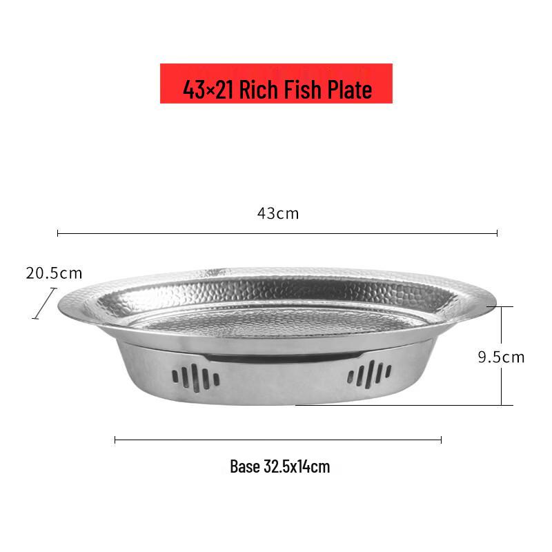 Alcohol-Heated Outdoor Picnic Grilled Fish Stove
