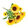 Mini Sunflower Artificial Flower Arrangement for Living Room or Dining Table Decoration