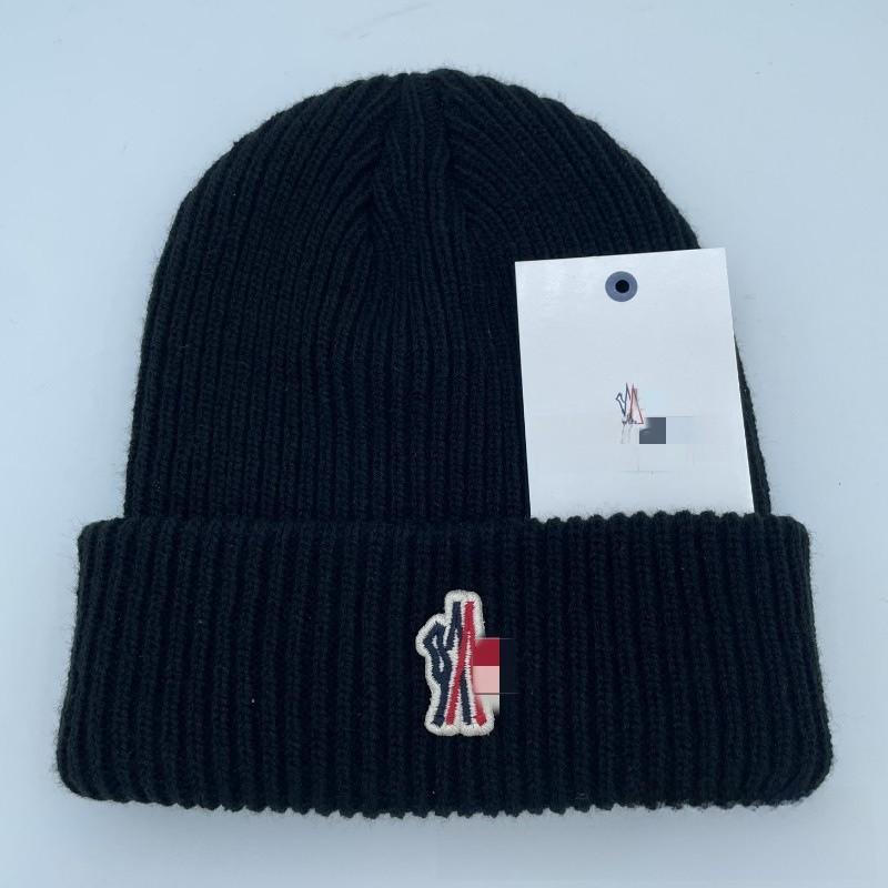Casual Knitted Hat Fall Winter Unisex Acrylic Warm Windproof Outdoor Beanie