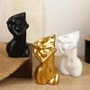 Vase Forme Corps Féminin Fait Main Sculpture Forme Artistique Porte-Fleurs Décoratif Décoration Moderne Table Maison Salon Bureau