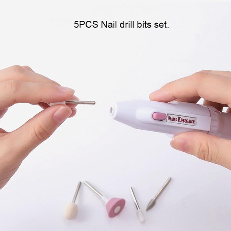 Neglepoleringsmaskine Elektrisk Manicure Boremaskine Pedicure Gel Polish Fil