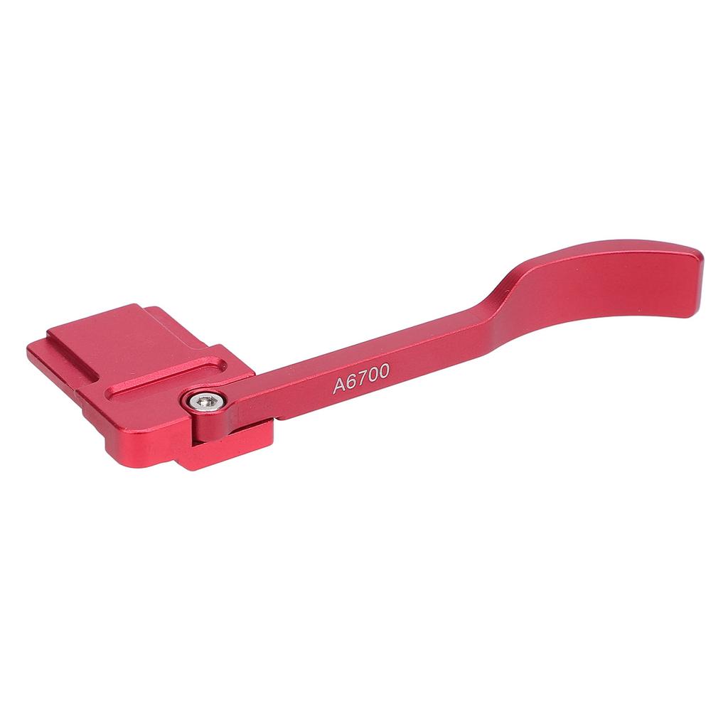Camera Thumb Handle Foldable Aluminum Alloy Camera Hot Shoe Thumb Support for A6700 Grey