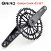 RIRO Carbon Fiber Road Crankset 29MM 50-34/52-36/53-39T Compatible with 11/12 Speed Shimano Direct Mount /110/130BCD Chainrings