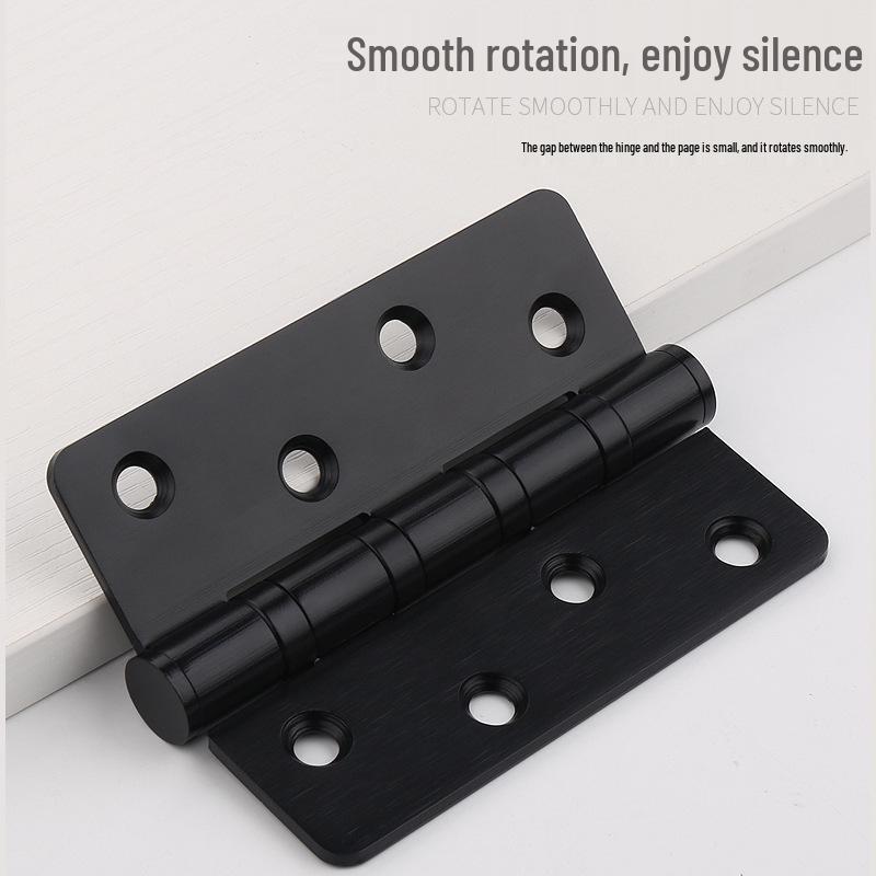 Silent Stainless Steel Aluminum Alloy Invisible Door Hinge for Indoor Folding Door and Window.