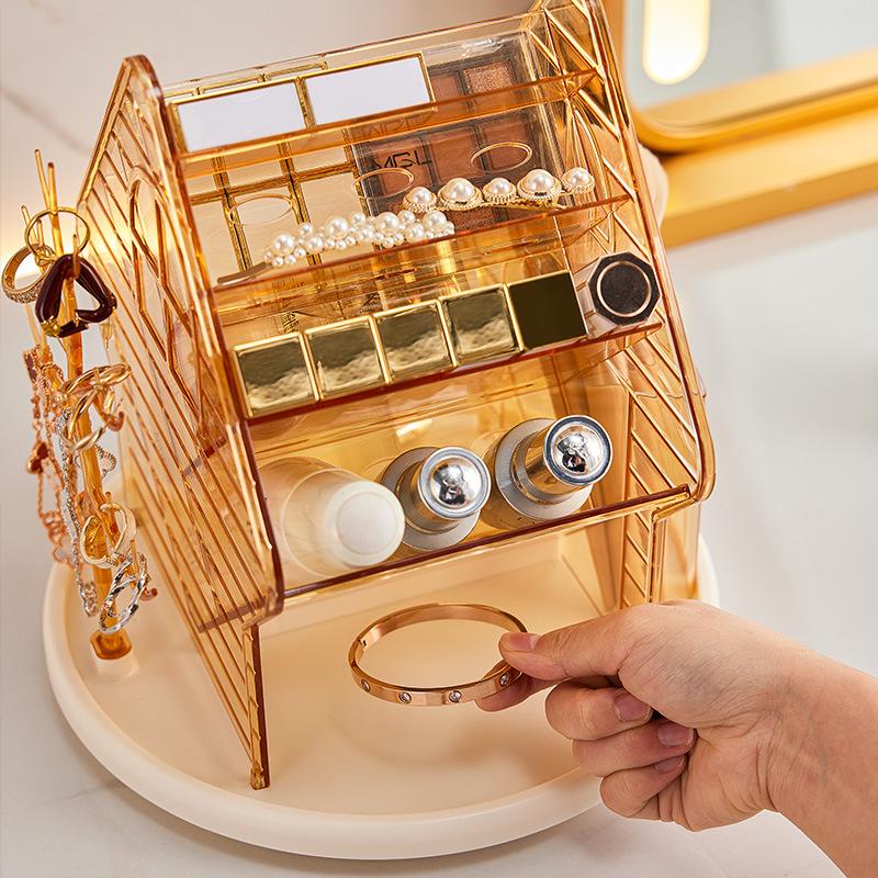 High-End Multi-Layer Makeup and Skincare Organizer