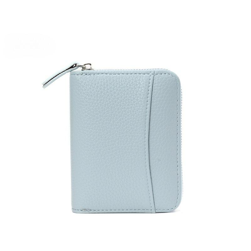 RFID Blocking Wallet for Men Women 12 Slot Card Holder Organizer with Zipper Pocket Anti-Theft ID Passport Credit Card Case