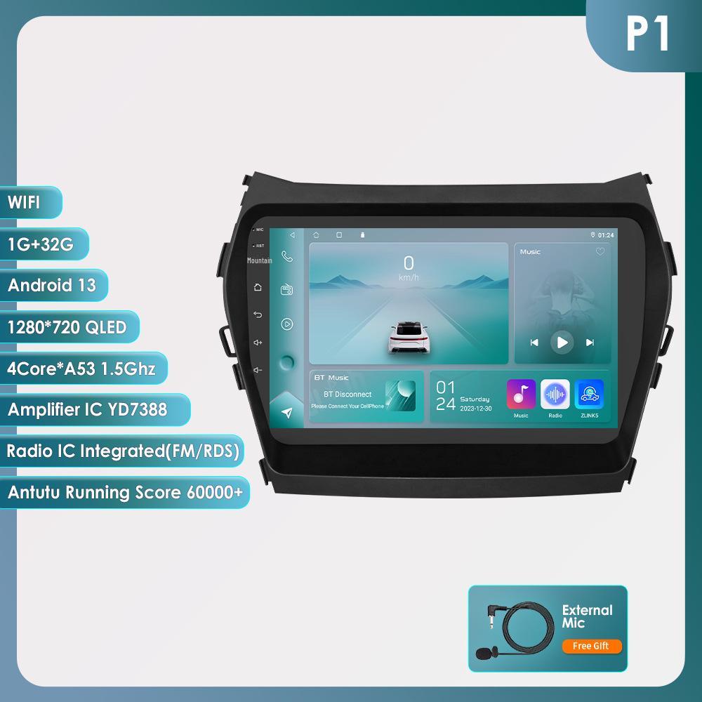 

Hyundai IX45 9 Android Central Control Screen with MP5 Navigation & Reverse Camera 9 inch fits 2013-2017 Hyundai ix45