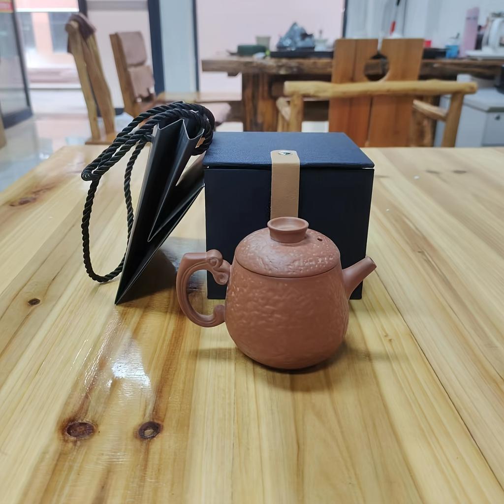 1pc/1 Set Chinese Purple Sand Teapot Vintage Ceramic Tea Pot With Teacups Set Gifts With Premium Gift Box