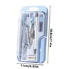 9PCS/Set Propelling Pencil Stationery Ruler Set Plastic Protractor Drawing Tool  Students