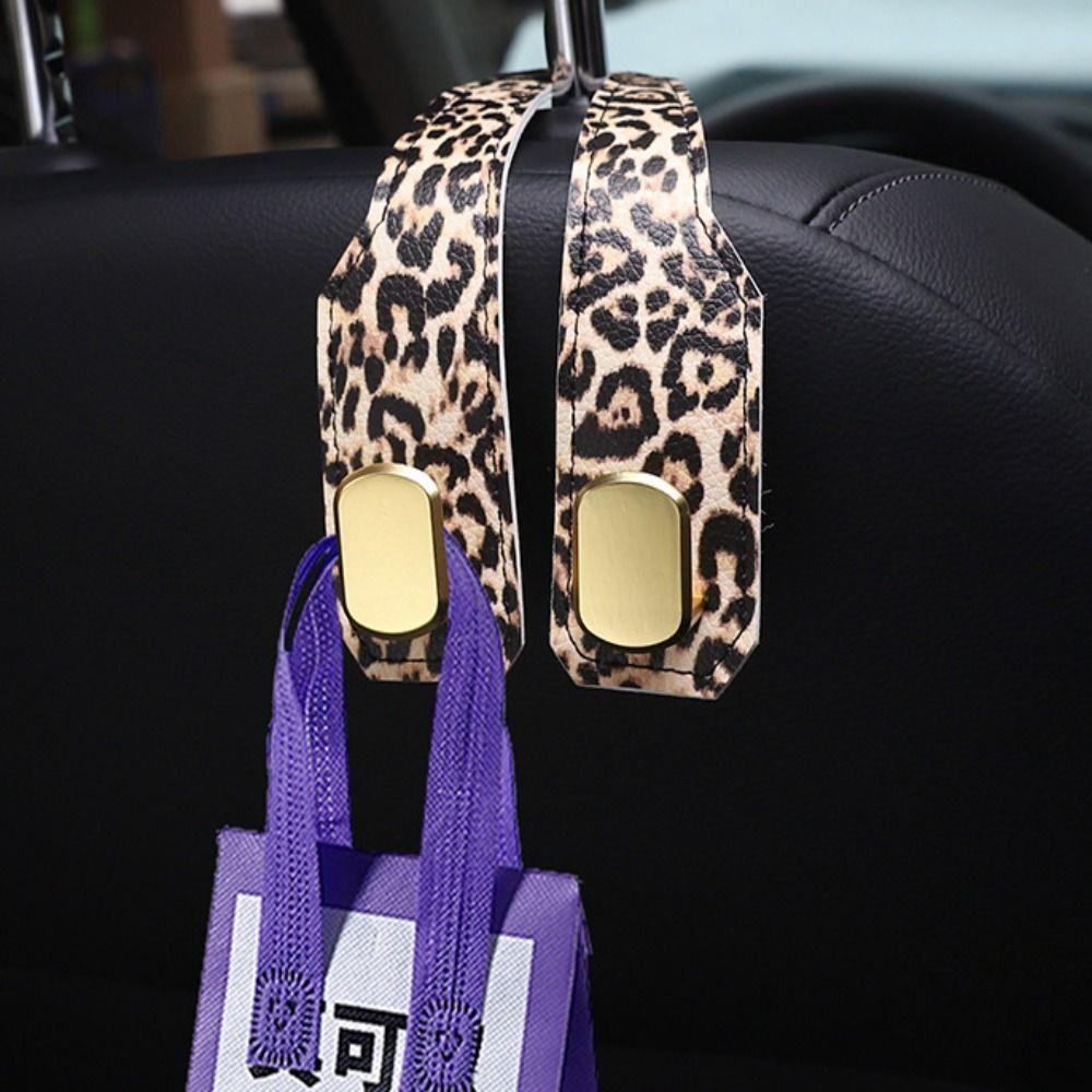 Universal Car Headrest Hook 2 In 1 Car Organizer Clips Car Interior Accessories
