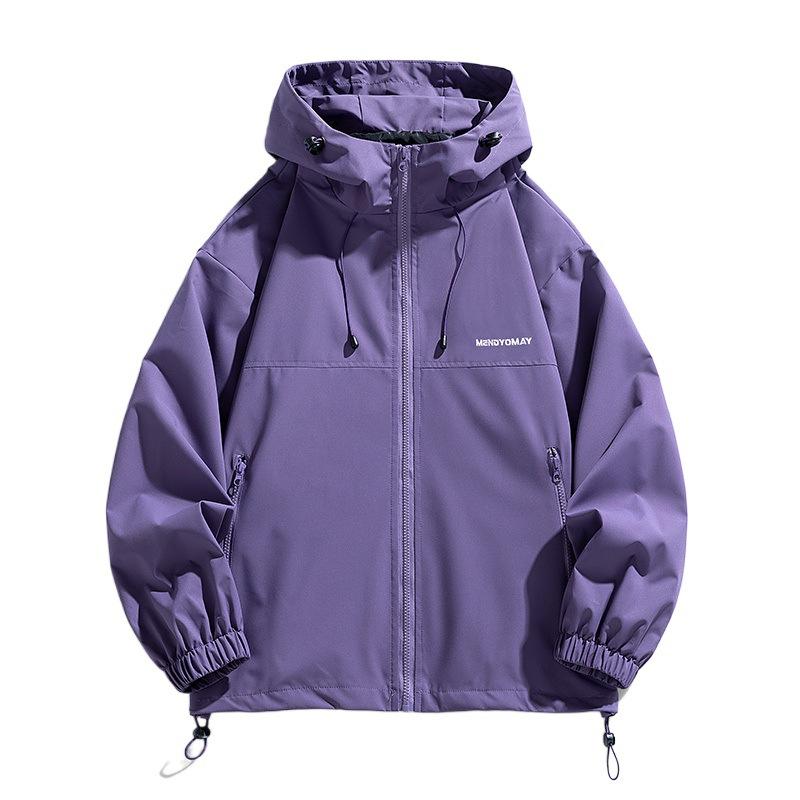 Jacket Men's Jacket Men's Jacket Men's and Women's Style Outdoor Sports Spring Clothes New Korean Hooded Tops