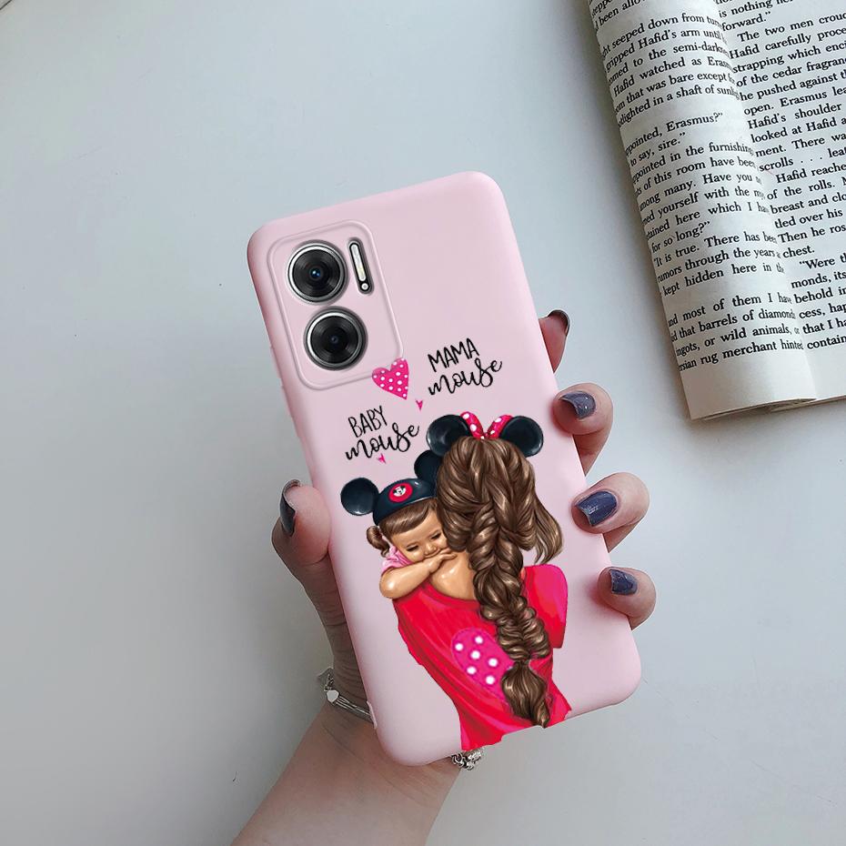 Case For Xiaomi Redmi 10 5G Case Silicone Soft Cute Pretty Girls Cover Funda For Xiaomi Redmi 10 5G 22041219G 22041219NY Bumper
