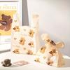 50pcs Teddy Bear Plastic Shopping Bags - Thick, Fashionable Gift Tote with Handles for Wedding, Birthday, Party Favors