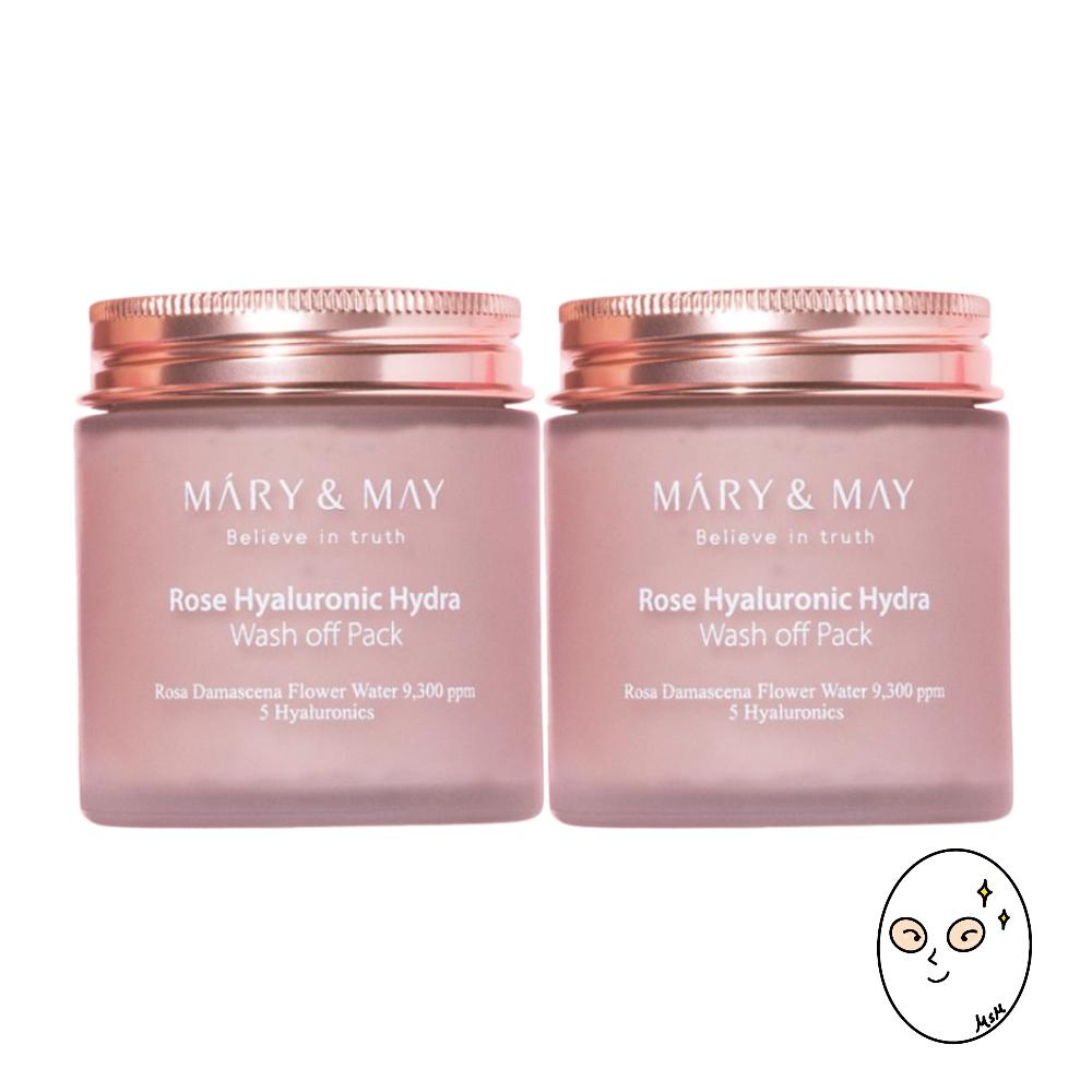 Mary & May Rose Hyaluronic Hydra Wash Off Pack 125ml (Option 2)