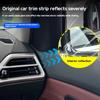 For BMW 3 G20 2025 Three Air Conditioners Trending Silicone Cover On Both Sidesanti-dashboard Reflective Decorative Interior