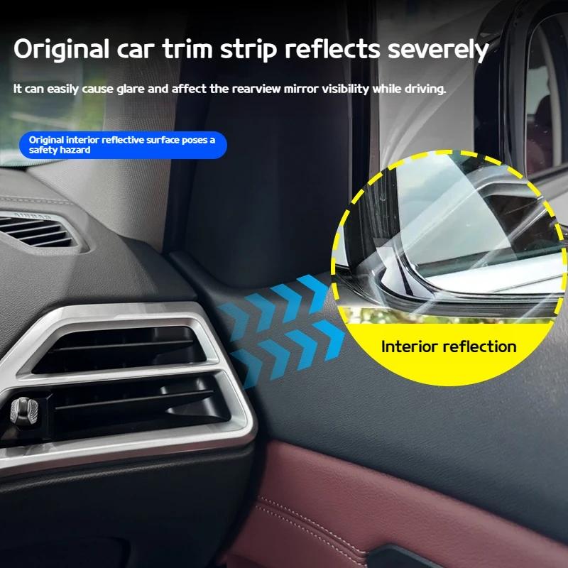 For BMW 3 G20 2025 Three Air Conditioners Trending Silicone Cover On Both Sidesanti-dashboard Reflective Decorative Interior