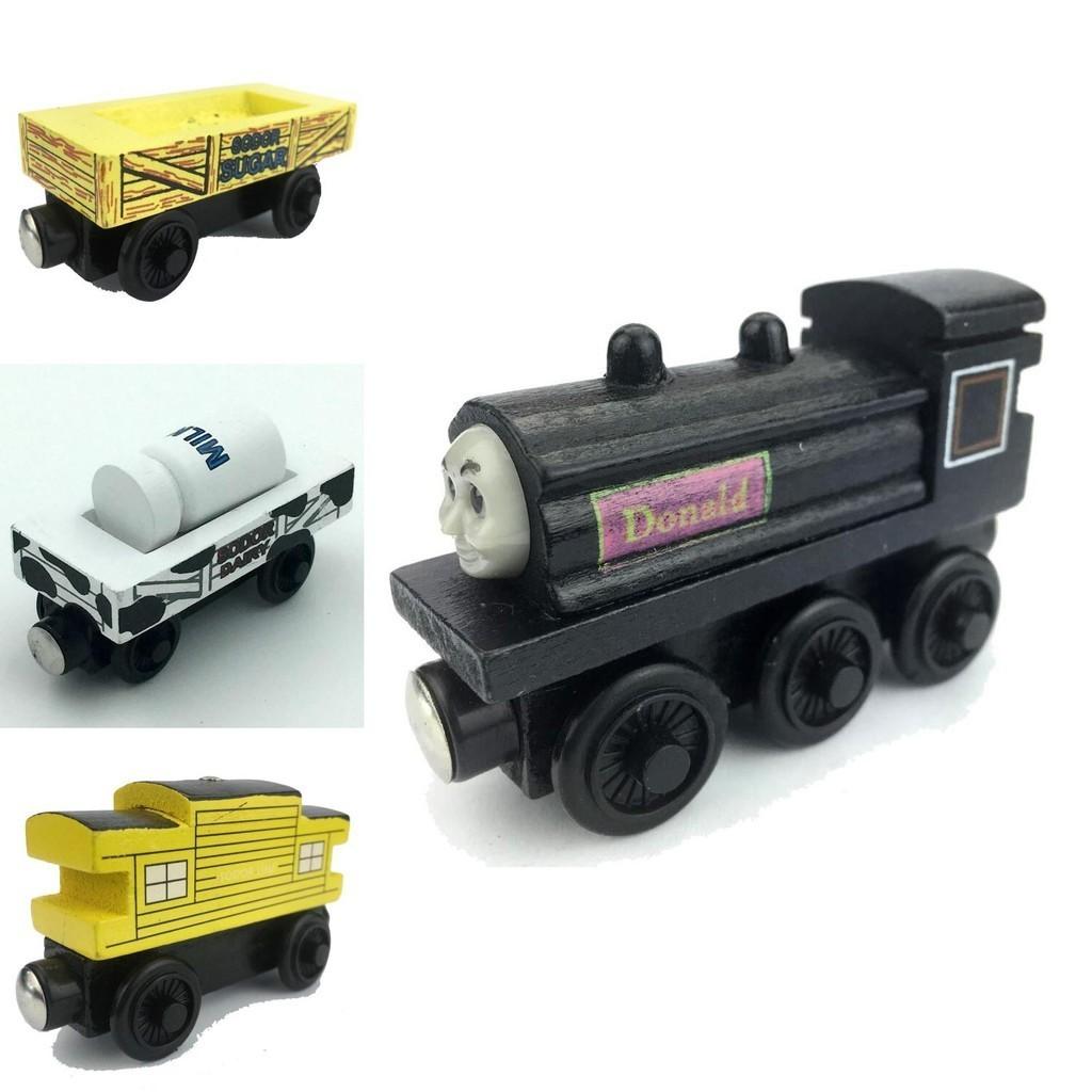 Thomas Train Car Tender Wooden Magnetic Railway Toy Truck Kids Gift Set