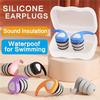 Silikon-Ohrstöpsel Bequem Langlebig Schlafen Arbeiten Schwimmen Reisen Wiederverwendbar Geräuschreduzierung Ohrstöpsel