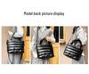 Laminated Winter Tote Bag: Stylish Lightweight Crossbody & Shoulder Women's Down Coat Bag