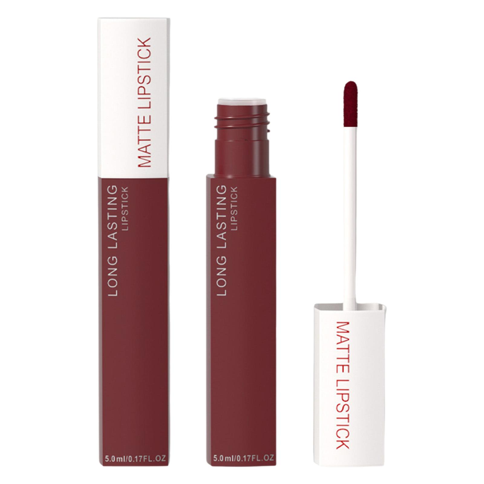 

Waterproof Matte Lipstick for Women, Highly Pigmented Long-Lasting Lip Gloss, Non-Sticky Finish for Daily Wear & Party Makeup One Size