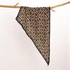 Retro Cotton and Linen Feel Triangular Silk Scarf Women's Four-season Versatile Neck Protection Scarf Headscarf Commuting Accessories Scarf