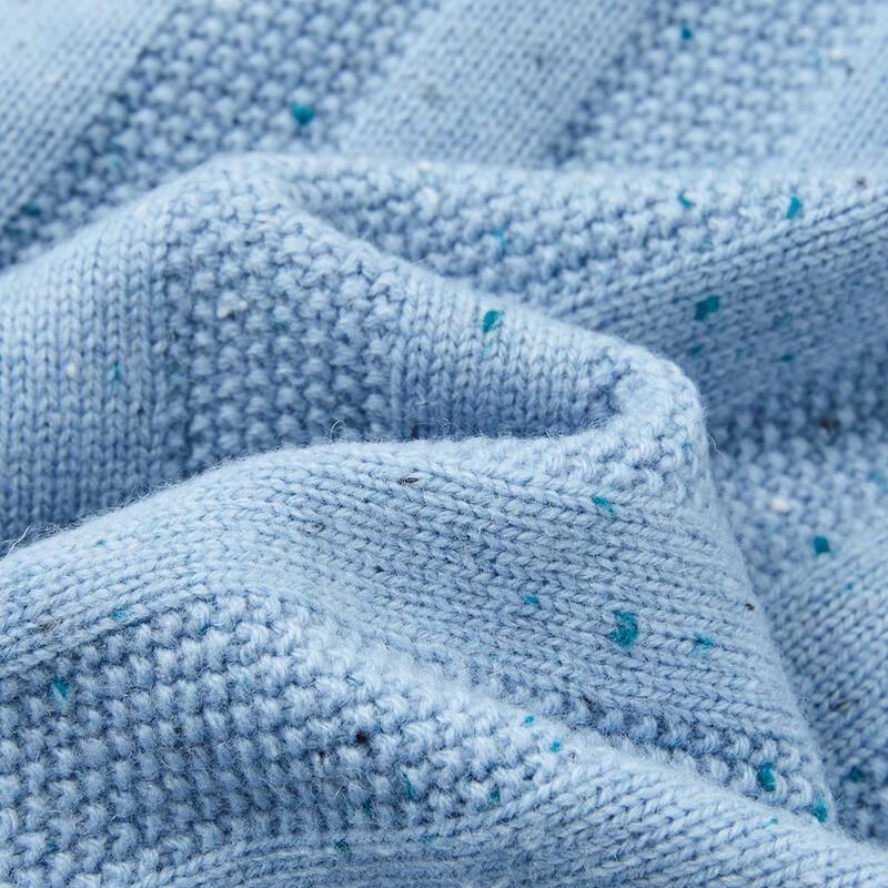Demana Women's Hooded Speckled Wool Blend Knit Cardigan