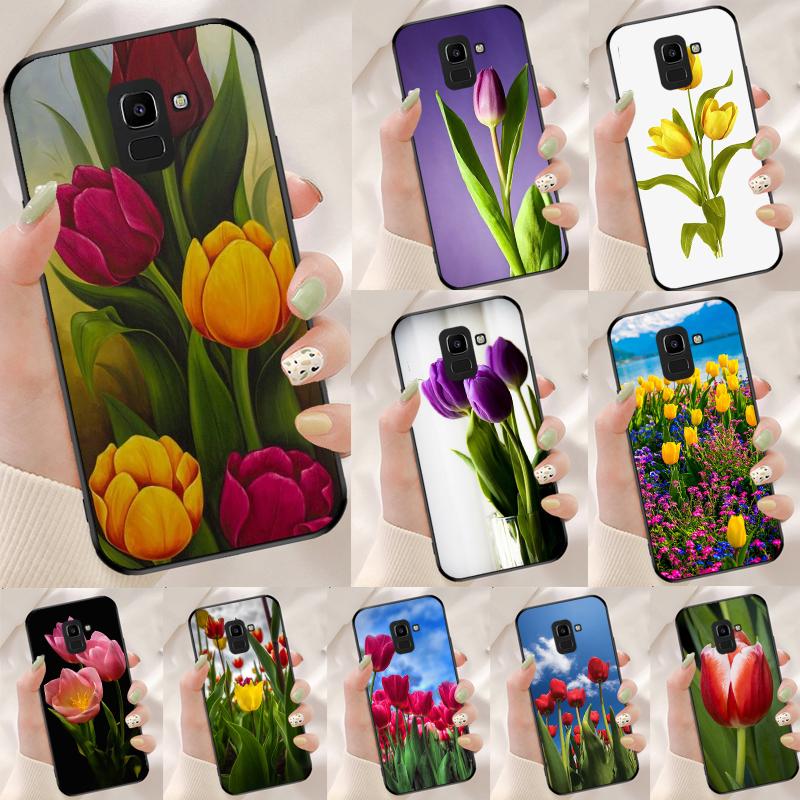 Tulip Flower For Samsung Galaxy M14 M34 M54 M20 M06 M16 M12 M13 M15 M35 M55 M33 M53 M21 M31 M32 M52 Case