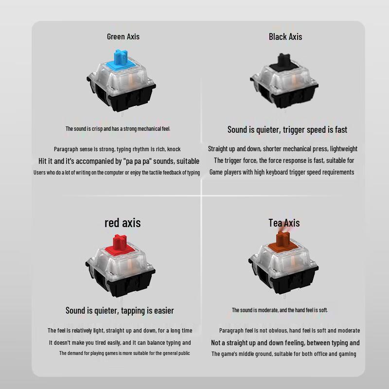 DAREU EK815 Mechanical Alloy Keyboard