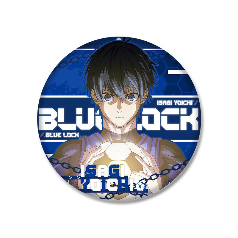 Insignă Dublă Intermitentă Blue Lock 75mm Broșă de Piept Accesorii Cosplay Bijuterii Cadouri