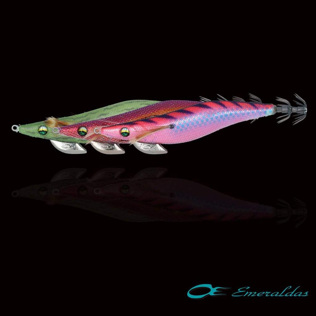 Daiwa Emeraldas Dart 2 Type SS Chameleon Shrimp 3.0 Egi, Blue-Bordeaux