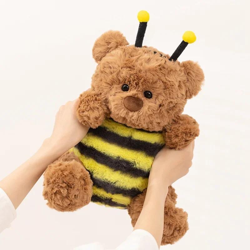 Lovely Bartholomew Bear Plushies Bee Coccinellidae Bear Stuffed Animal Plush Toy Soft Brown Bear Doll Xmas Gifts Girl